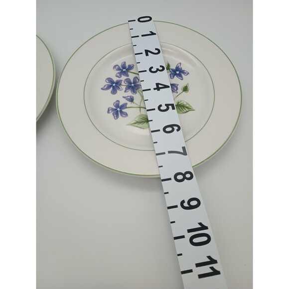 REED & BARTON THE ELEGANT TABLE DUTCH GARDEN SALAD PLATE Lunch Set Of 2 Tulip - Picture 4 of 6